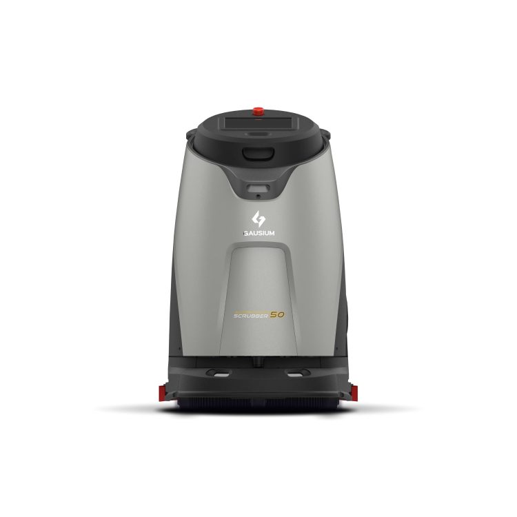 Ecobot 50 fra Dansk Robot, den ultimative gulvvasker robot set forfra